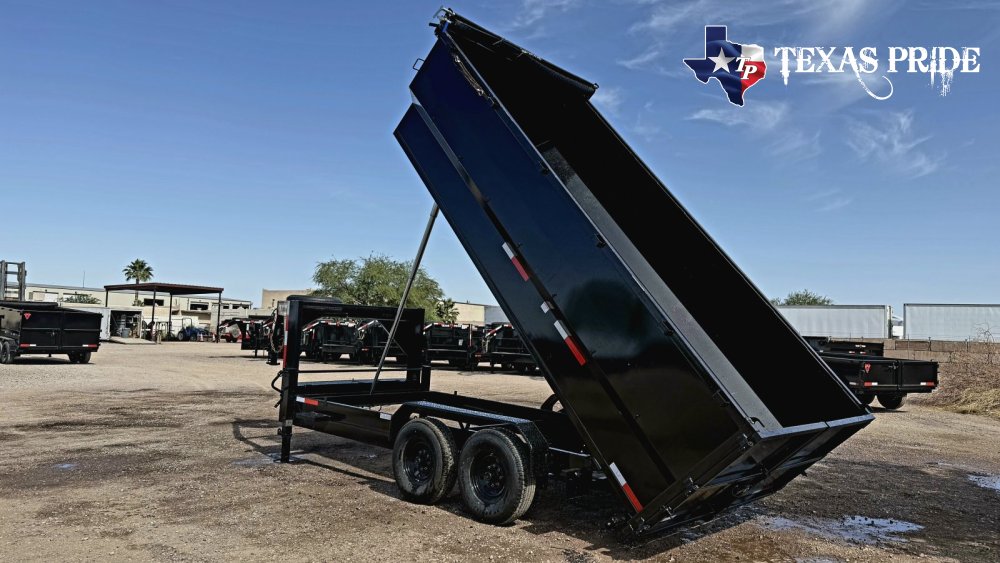 2027 7x16x4 16k Gooseneck Dump Trailer Texas Pride