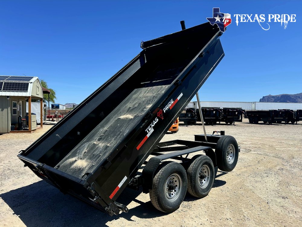 2026 Texas Pride 7x14x2 16k Bumper Pull Dump Trailer