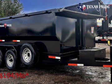 2026 Texas Pride 7x14x4 14k Bumper Pull Dump Trailer