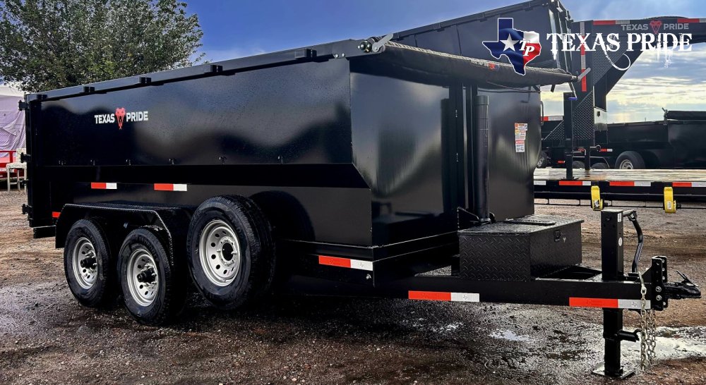 2026 Texas Pride 7x14x4 14k Bumper Pull Dump Trailer