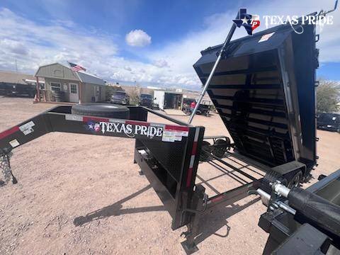 2025 Texas Pride 7x14x2 14K Gooseneck Dump Trailer