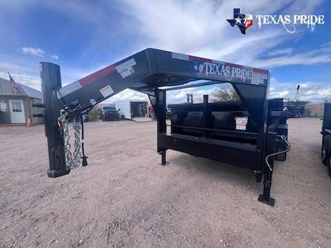 2025 Texas Pride 7x14x2 14K Gooseneck Dump Trailer