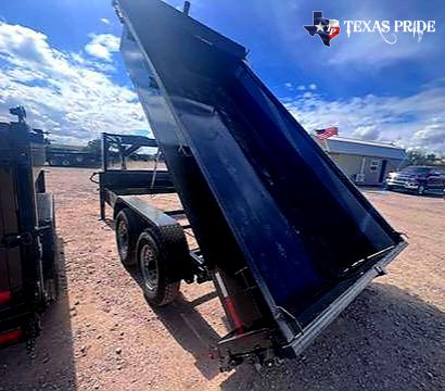 2025 Texas Pride 7x14x2 14K Gooseneck Dump Trailer