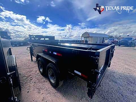 2025 Texas Pride 7x14x2 14K Gooseneck Dump Trailer