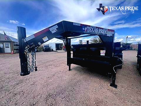 2025 Texas Pride 7x14x2 14K Gooseneck Dump Trailer