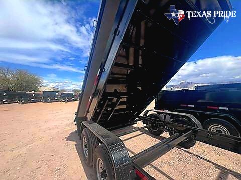 2025 Texas Pride 7x14x2 14K Gooseneck Dump Trailer
