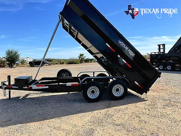 2026 Texas Pride 7x14x3 16k Bumper Pull Dump Trailer