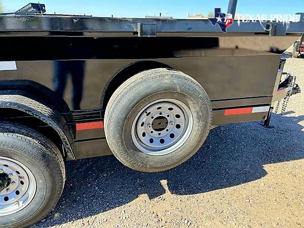 2026 Texas Pride 7x14x3 16k Bumper Pull Dump Trailer