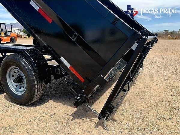 2026 Texas Pride 7x14x3 16k Bumper Pull Dump Trailer