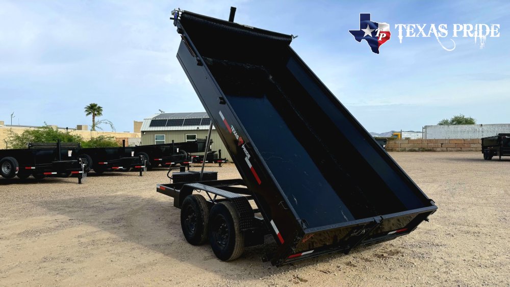 2026 Texas Pride 7X14X2 14K Bumper Pull Dump Trailer