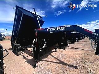 2026 Texas Pride 7X14X3 14K Gooseneck Pull Dump Trailer