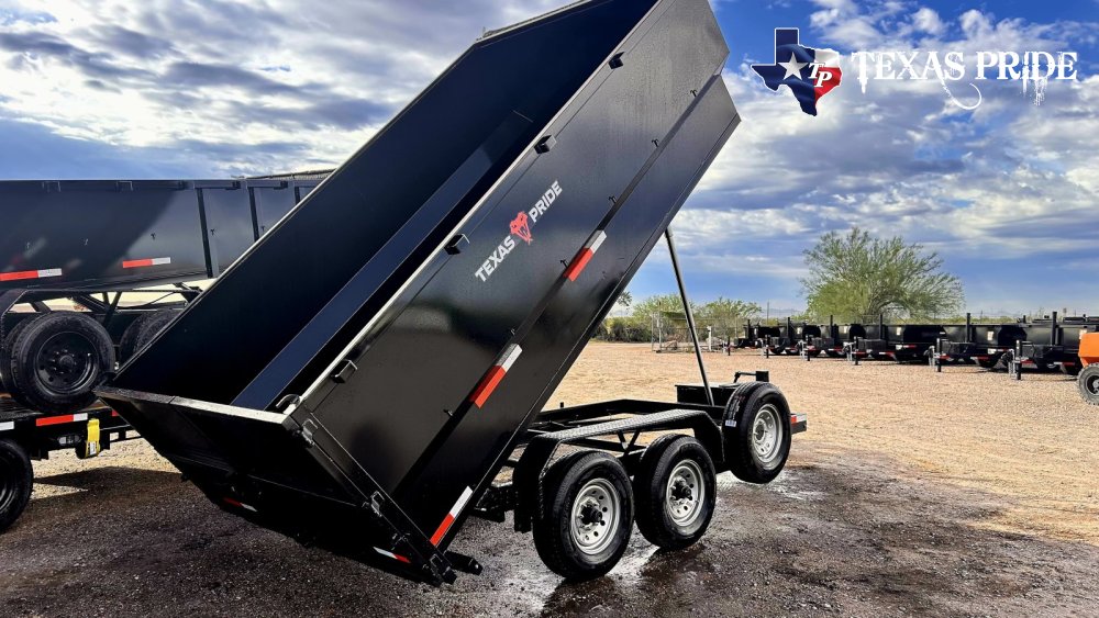 2026 Texas Pride 7x14x4 16k Bumper Pull Dump Trailer