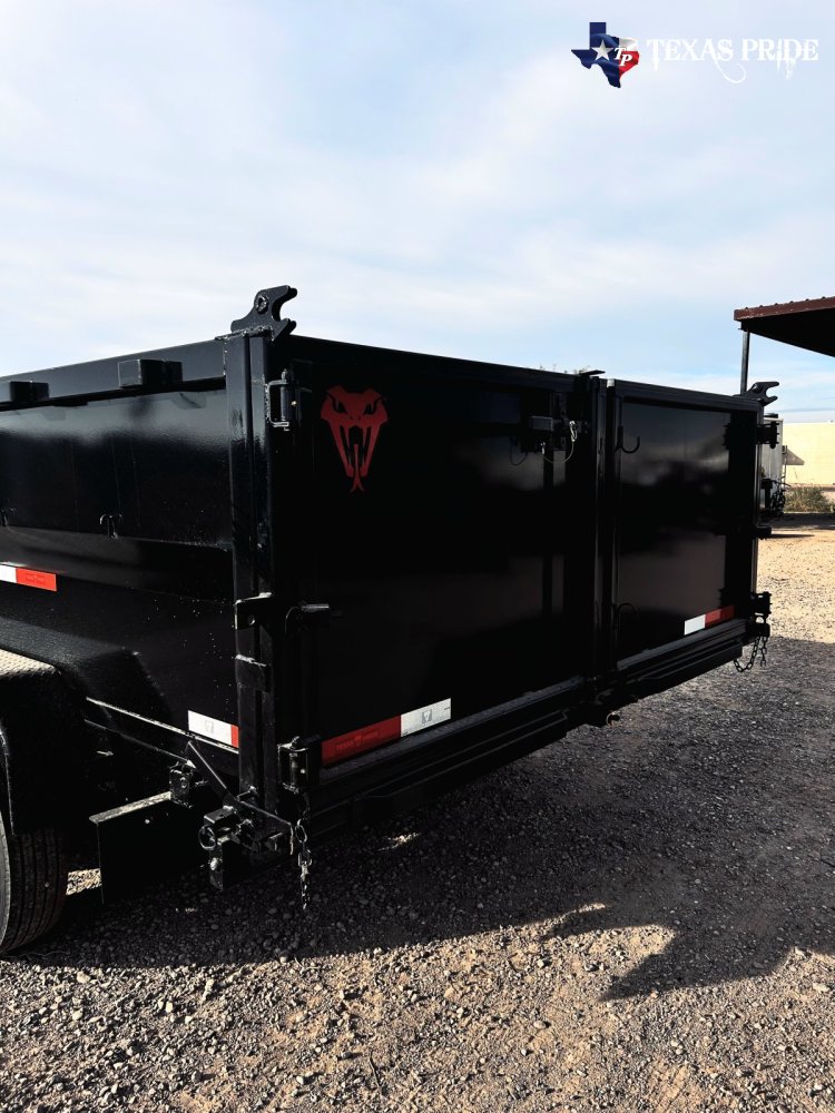 Texas Pride 7x16x3 18k Gooseneck Dump Trailer