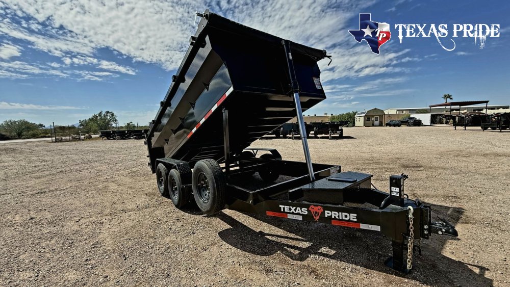 2027 7X14X3 14K Bumper Pull Dump Trailer Texas Pride