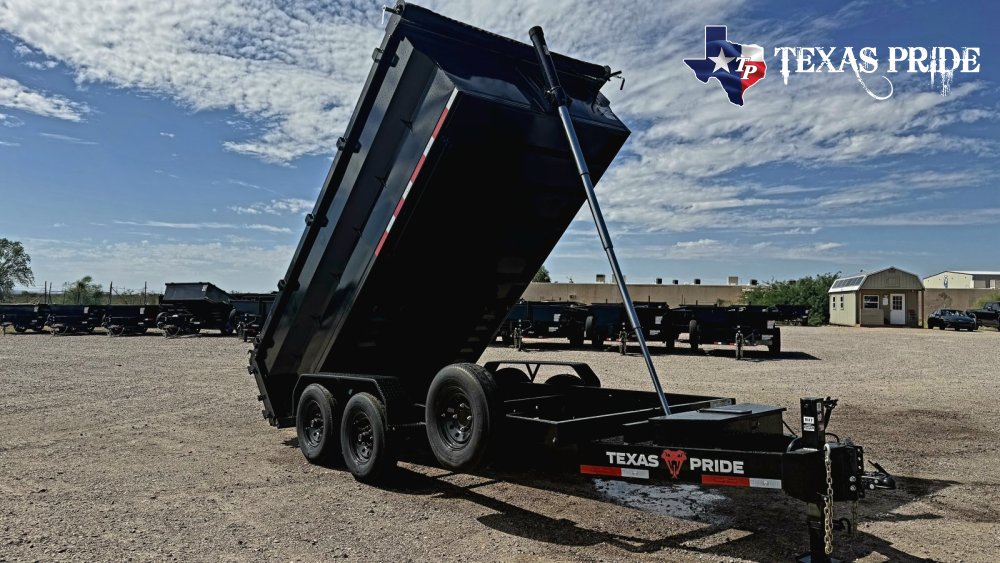 2027 7X14X3 14K Bumper Pull Dump Trailer Texas Pride