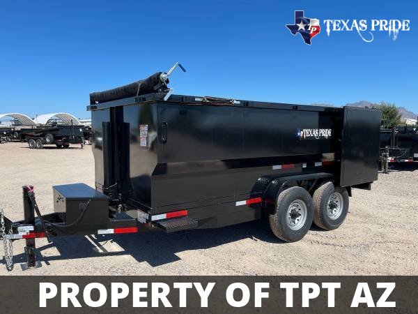 Texas Pride 7x14x4 14k Bumper Pull Dump Trailer