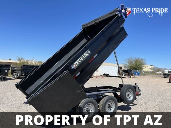 Texas Pride 7x14x4 14k Bumper Pull Dump Trailer