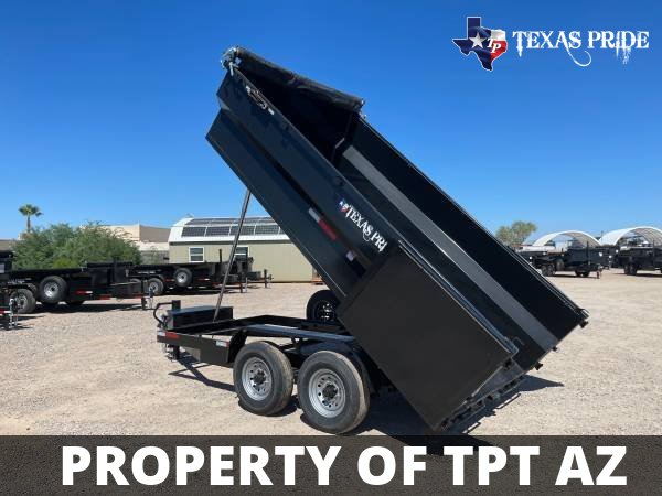 Texas Pride 7x14x4 14k Bumper Pull Dump Trailer