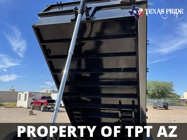 Texas Pride 7x14x4 14k Bumper Pull Dump Trailer