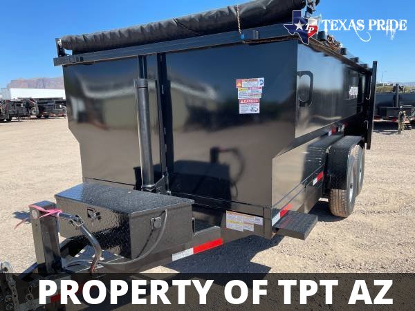 Texas Pride 7x14x4 14k Bumper Pull Dump Trailer