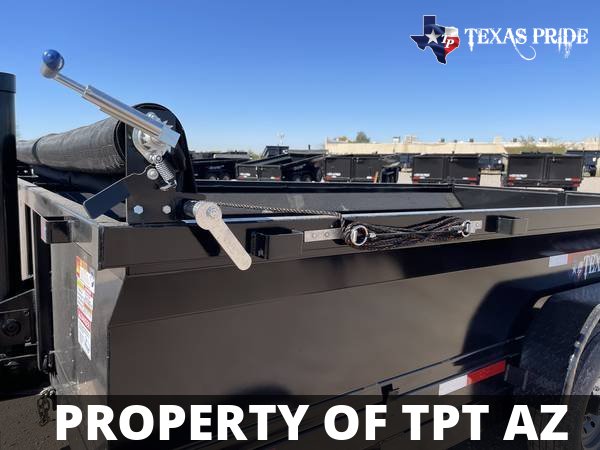 Texas Pride 7x14x4 14k Bumper Pull Dump Trailer