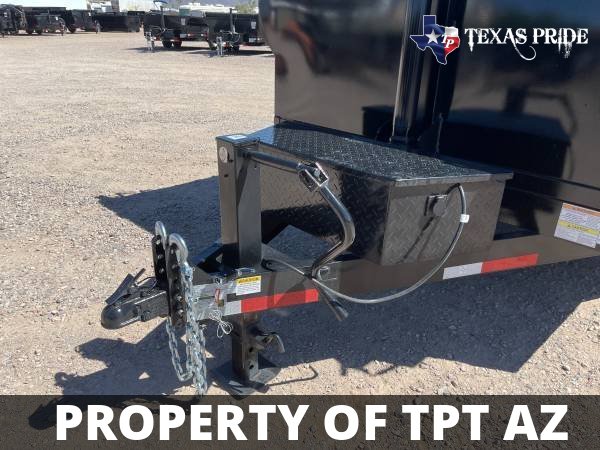 Texas Pride 7x14x4 14k Bumper Pull Dump Trailer