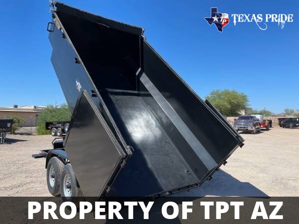 Texas Pride 7x14x4 14k Bumper Pull Dump Trailer