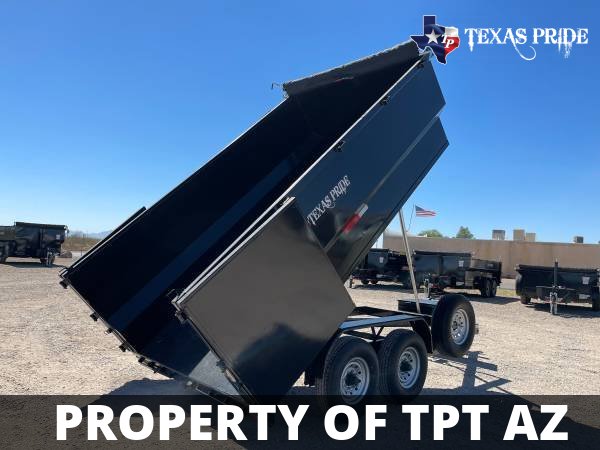 Texas Pride 7x14x4 14k Bumper Pull Dump Trailer