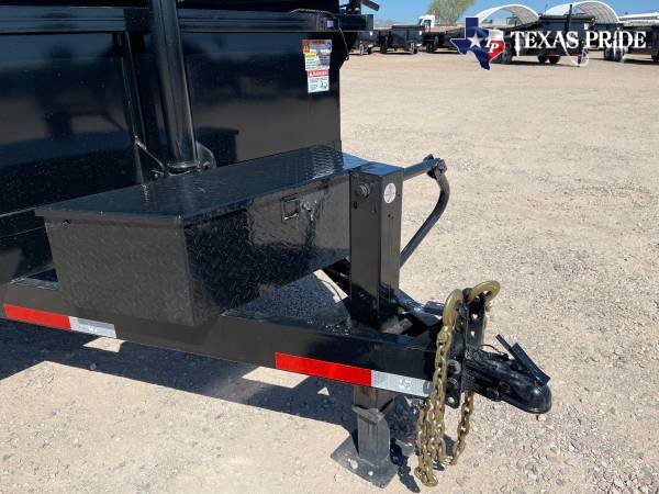 2025 Texas Pride 7x14x2 16k Bumper Pull Dump Trailer