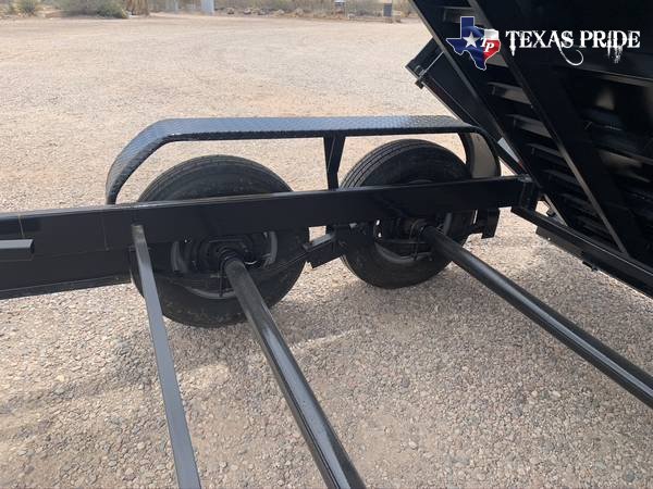 2025 Texas Pride 7x14x2 16k Bumper Pull Dump Trailer