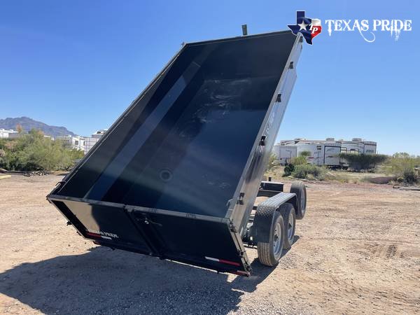 2025 Texas Pride 7x14x2 16k Bumper Pull Dump Trailer