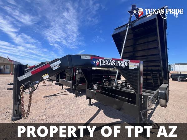 2025 Texas Pride 7x16x3 18k Gooseneck Dump Trailer