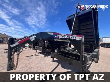 2025 Texas Pride 7x16x3 18k Gooseneck Dump Trailer