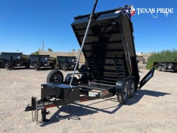 2025 Texas Pride 7X12X2 14K Bumper Pull Dump Trailer