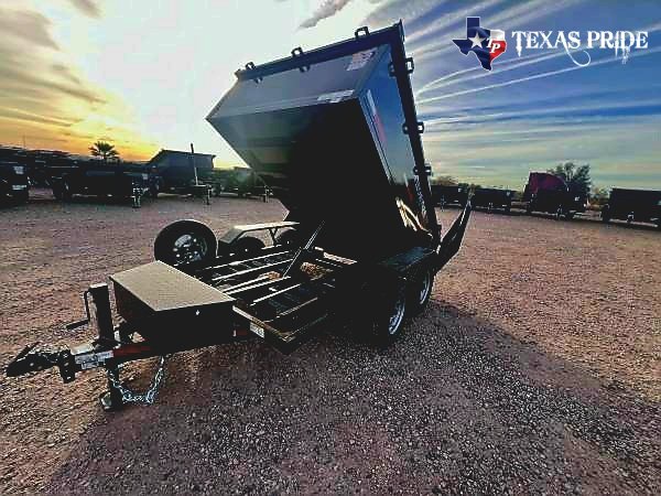 2026 Texas Pride 6x10x2 7k Bumper Pull Dump Trailer