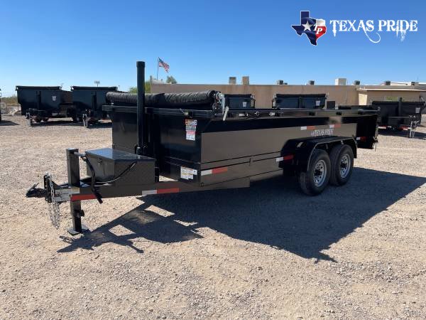 7X16X2 14K Bumper Pull Dump Trailer $10,095