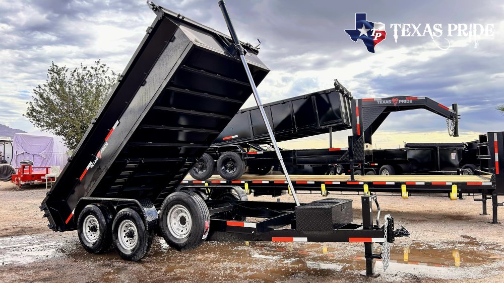 Texas Pride 7X14X2 14K Bumper Pull Dump Trailer