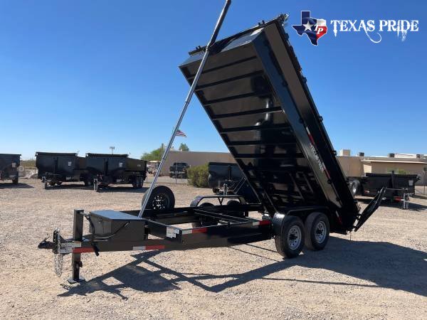 7X16X2 14K Bumper Pull Dump Trailer $10,095