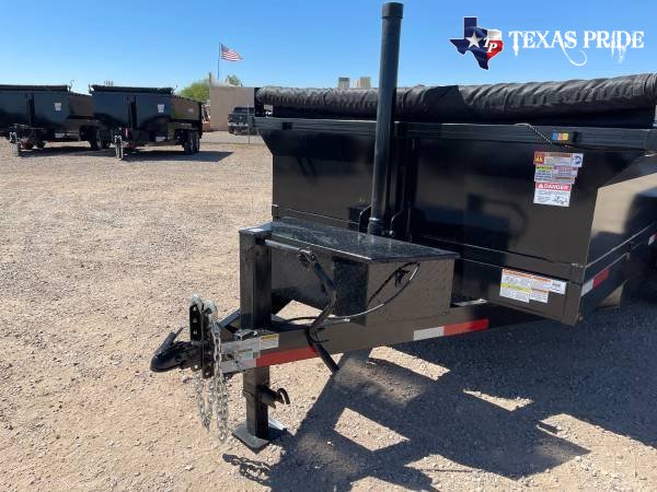 7X16X2 14K Bumper Pull Dump Trailer $10,095