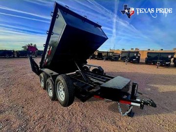 2026 Texas Pride 6x10x2 7k Bumper Pull Dump Trailer