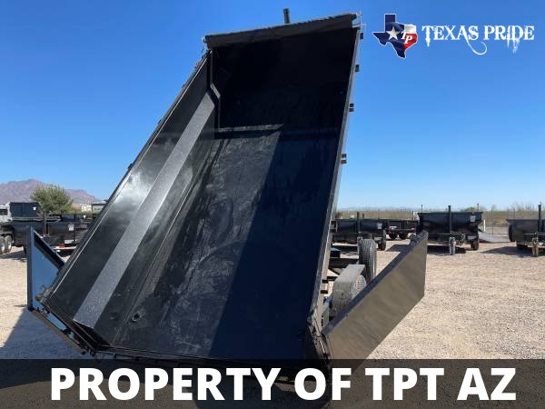 2024 7x14x3 14K GVWR TEXAS PRIDE DUMP TRAILER BP