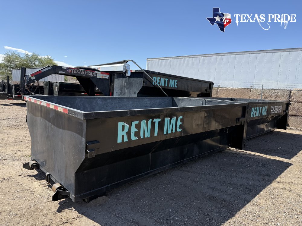 2021 Texas Pride 7x14 16k Gooseneck Roll Off Trailer