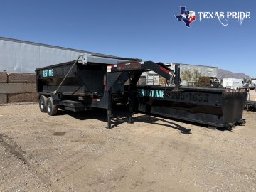 2021 Texas Pride 7x14 16k Gooseneck Roll Off Trailer