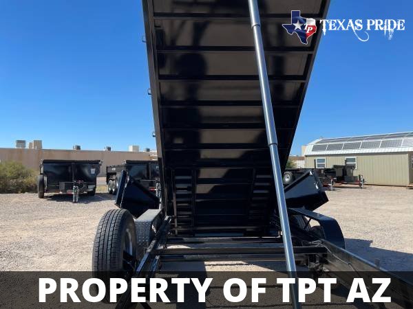 2024 7x14x3 14K GVWR TEXAS PRIDE DUMP TRAILER BP