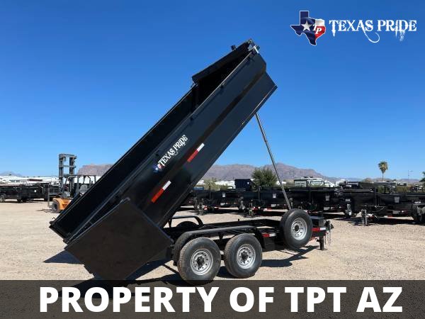 2025 7x14x3 14K GVWR TEXAS PRIDE DUMP TRAILER BP