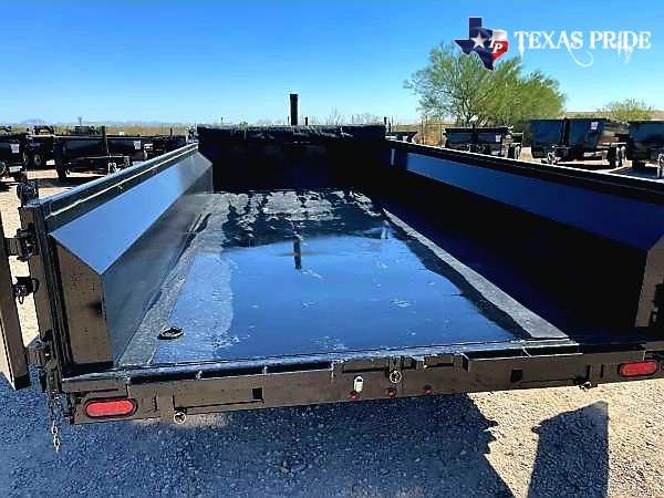 2026 Texas Pride 7x16x2 16k Bumper Pull Dump Trailer