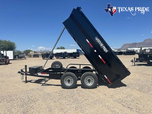 2025 Texas Pride 7X12X3 14K Bumper Pull Dump Trailer