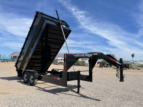 2023 TEXAS PRIDE Dump Trailer 7'X16'X4' 16K GN