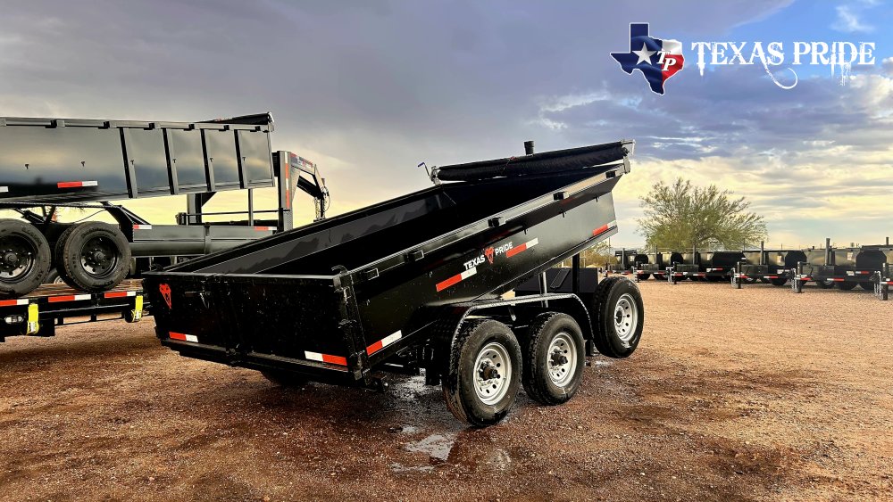 Texas Pride 7X12X2 14K Bumper Pull Dump Trailer