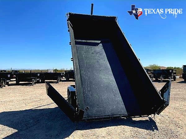2025 Texas Pride 7x16x2 14K Bumper Pull Dump Trailer